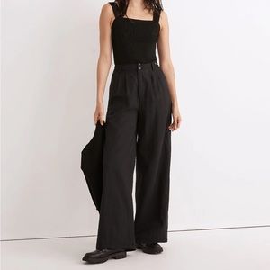 Madewell Harlow Pants Size 8 True Black perfect condition